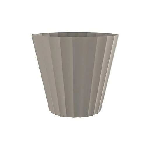 PLASTIKEN Pot Doric Maceta - Ø26 x 23 cm - Ecru