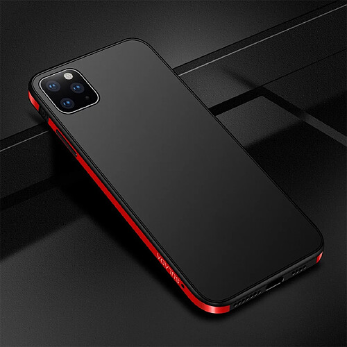 Wewoo Coque Rigide Pour iPhone 11 Pro Cadre en aluminium aviation antichoc + TPU + Étui de protection Rouge