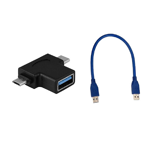 Adaptateur multi-ports USB 2 en 1