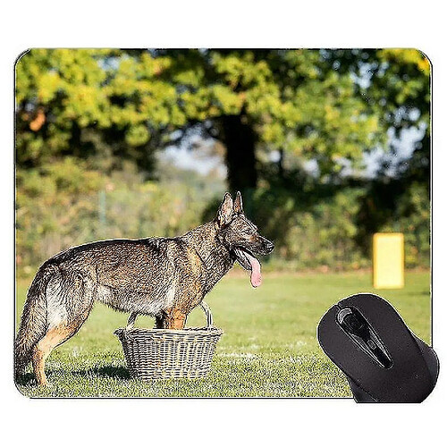 Universal Pad de souris berger allemand, tapis de souris confortable pour chiens pour le jeu et