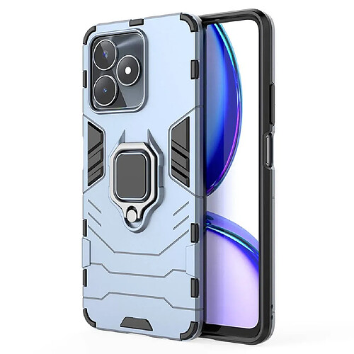 Htdmobiles Coque pour Realme C51 / C53 / Narzo N53 - housse etui rigide anti choc + film ecran - BLEU FONCE