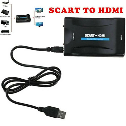 Universal À, adaptateur HDMI, convertisseur audio vidéo HD, câble USB haut de gamme, adaptateur DVD