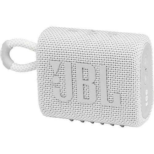 Enceinte bluetooth JBL Go 3 Blanc - Enceinte portable Bluetooth