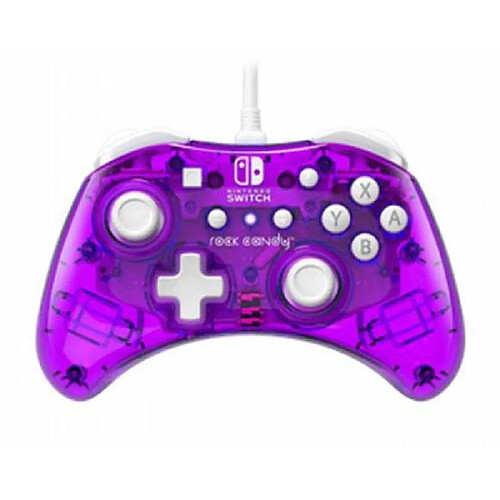 Manette Nintendo Switch filaire PDP Rock Candy Mini Violet