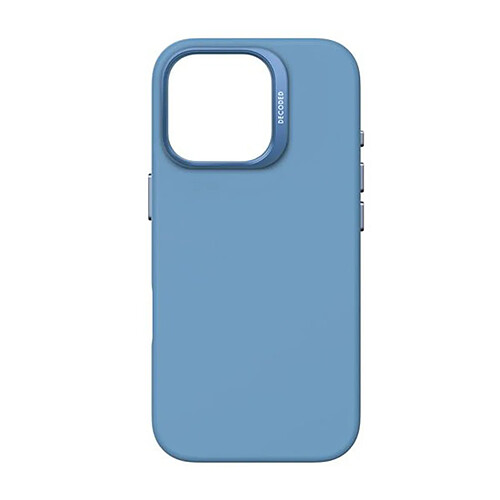 Decoded Coque pour iPhone 16 Pro Compatible MagSafe Antichocs et Antimicrobienne Bleu