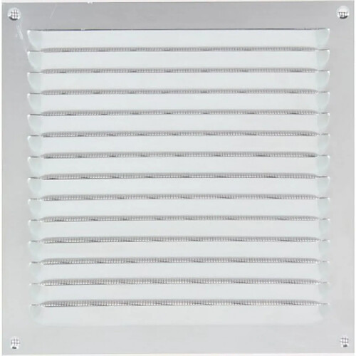 Grille à persienne 436 Renson 150 x 150 mm époxy blanc NR RAL 9010