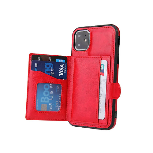 F59 Coque de couverture arrière multifonctionnelle Holster de téléphone portable Téléphone mobile Téléphone mobile Cas de protection anti-automne pour iPhone 12 5.4 pouces