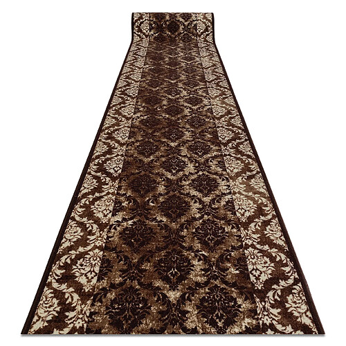 RUGSX TAPIS DE COULOIR antidérapant ROMANCE 67 cm marron 67x100 cm