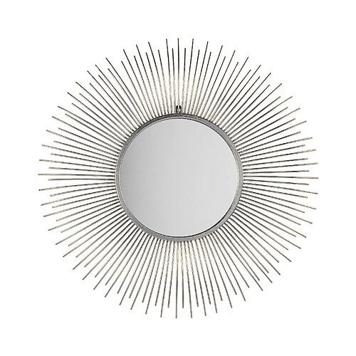 Beliani Miroir 80 cm Argenté CILLY