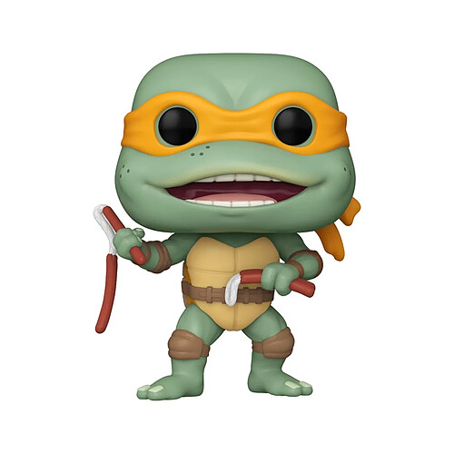 Funko Les Tortues Ninja - Figurine POP! Michelangelo avec Saucisse Nunchucks 9 cm