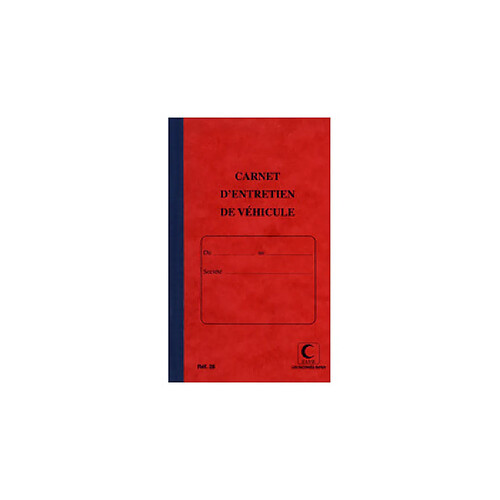 ELVE Carnet d'entretien de véhicule, 32 pages ()