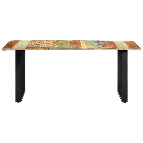 Maison Chic Table de salle à manger,Table à dîner 180x90x76cm Bois de récupération solide -GKD26516