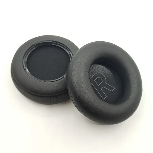 GUPBOO Coussinets d'oreille, Oreillette de Remplacement pour B&O Beoplay H7 H9 H9i Cache-oreilles Bluetooth en peau d'agneau H9 3e génération en cuir protéiné Noir