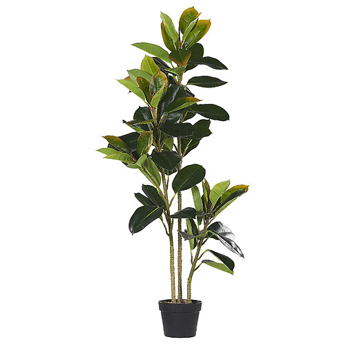 Beliani Plante artificielle FICUS ELASTICA Vert