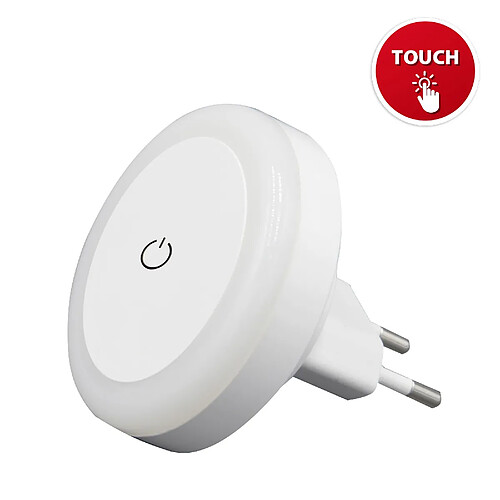 VELAMP LED TOUCH: Veilleuse LED avec interrupteur tactile, blanc