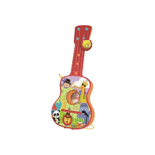 FISHER PRICE Guitare 4 cordes - Avec boîte plastique