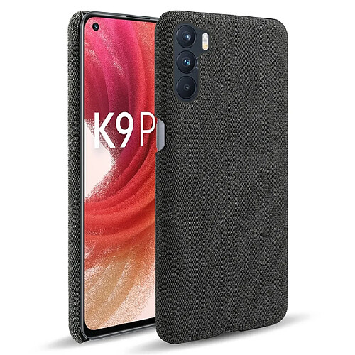 Coque en TPU + PU noir pour votre Oppo K9 Pro