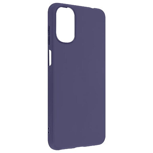 Avizar Coque Motorola G22, E32 et E32s Flexible Finition Mate Anti-traces Bleu Nuit