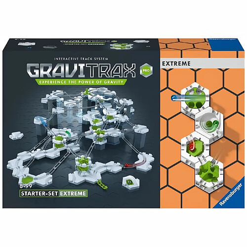 GraviTrax PRO Starter Set Extreme - Jeu de construction STEM - Circuit de billes créatif - Ravensburger - 194 pieces - des 8 ans