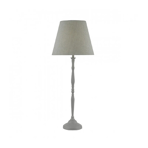 Luminaire Center Lampe de table Joanna gris et 1 ampoule