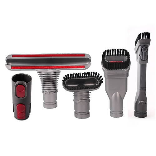 Wewoo Pièces de tête de brosse d'aspirateur ménager de 5 piècesaccessoires pour Dyson V8