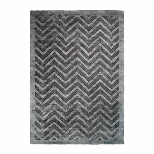 Paris Prix Tapis Rayures à Poils Courts Luxury IV Gris 160 x 230 cm