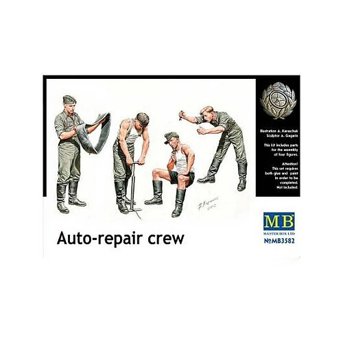 Master Box Figurine Mignature Auto Repair Crew