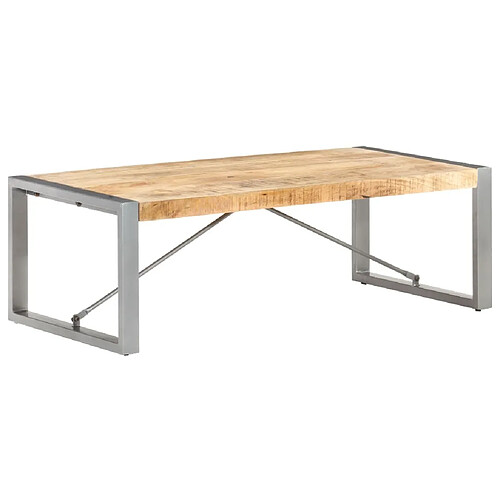 Maison Chic Table basse,Table Console Table d'appoint, Table pour salon 120x60x40 cm Bois de manguier brut -MN23897