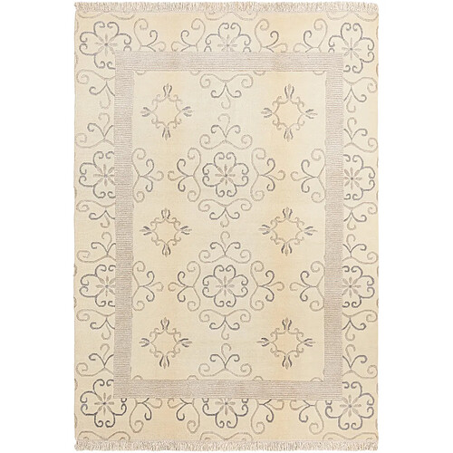 Vidal Tapis de laine 239x168 beige Darya