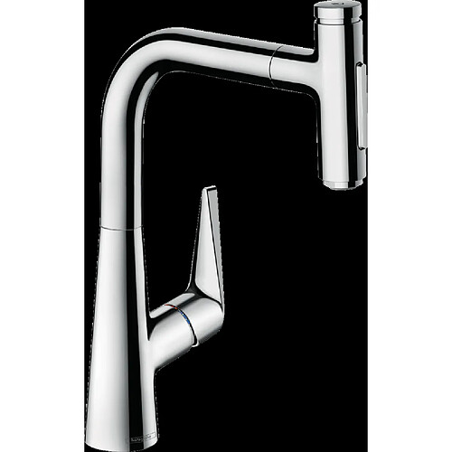 Hansgrohe Mitigeur de cuisine avec douchette extractible chromé - 72824000