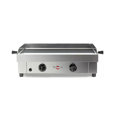 Plancha gaz 3200w plaque inox - GGCIL2AG - KRAMPOUZ