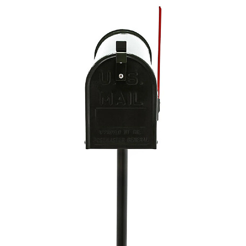 Helloshop26 Us mailbox boite aux lettres design américain noir pied de support courrier 16_0000335