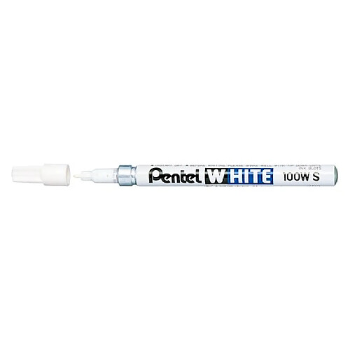 Pentel Marqueur peinture encre permanente blanche pointe fine