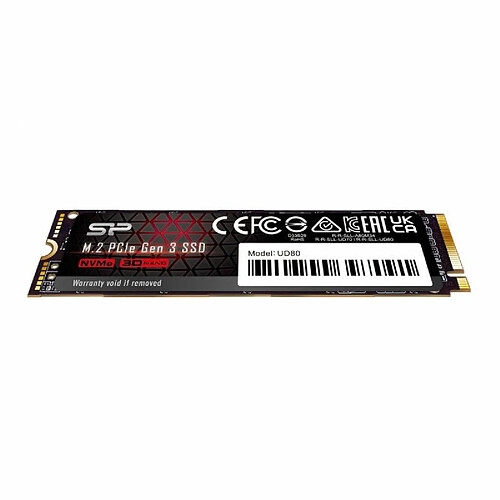 SILICON POWER UD80 - SSD - 250GB - intern - M.2 2280 - PCIe 3.0 x4 (NVMe) (SP250GBP34UD8005)