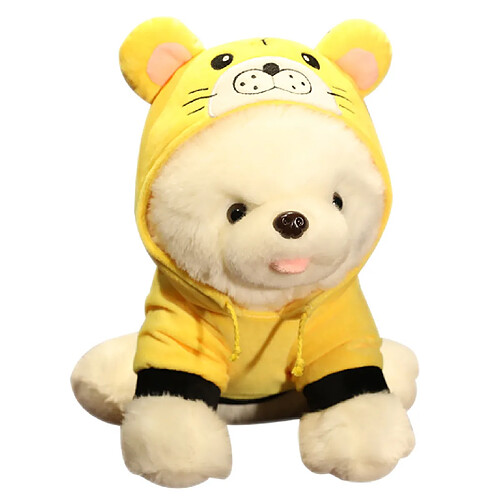 Universal 35cm mignon toilette chiot peluche bonhomme poupée peluche bébé poupée luxe animal de compagnie chien modèle oreiller animal doux cadeau anniversaire enfant | peluche animaux