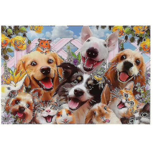 Universal Puzzles pour adultes, 1000 pièces pour animaux de compagnie pour animaux de compagnie et chiens