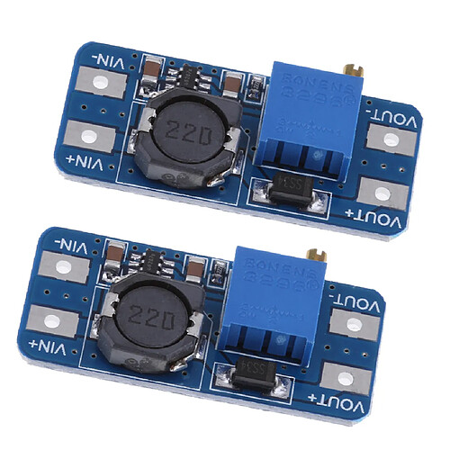 2Pcs MT3608 DC-DC Step Up Puissance Spply Module Booster Power Module 2A