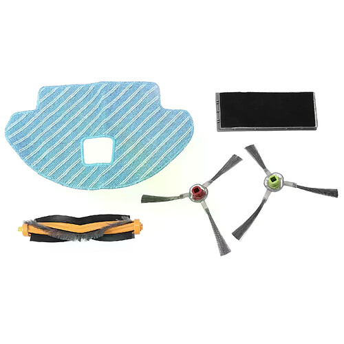 Filtre de brosse principale, brosses latérales, kit de tampons de vadrouille pour Ecovacs Dg3G Kta Deebot Ozmo 930