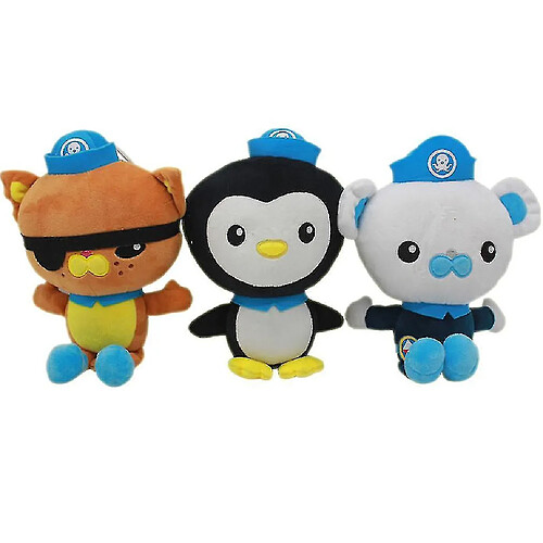 Universal 3pcs Octonauts Submarine, Squadron, Barker, Captain Skin Doctors Started Toys