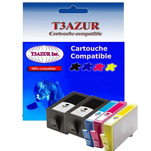 5 x Cartouches compatibles H920XL pour HP OfficeJet 7000 Wide Format - T3AZUR