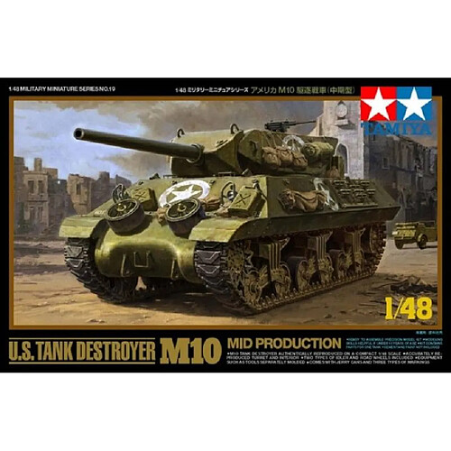 Tamiya Maquette Char U.s. Tank Destroyer M10 Mid Production