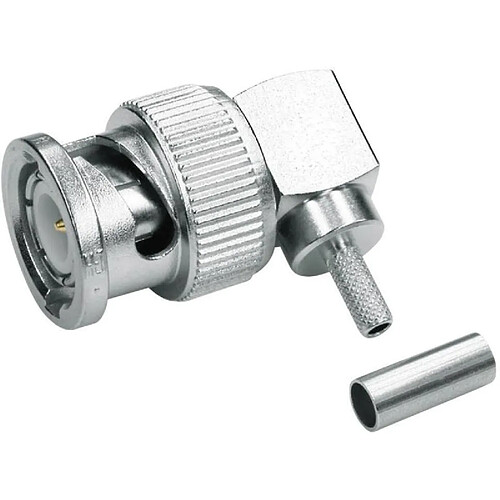 Mâle coudé BNC Telegärtner J01002A0029 à sertir 75 â„¦ 1 pc(s)