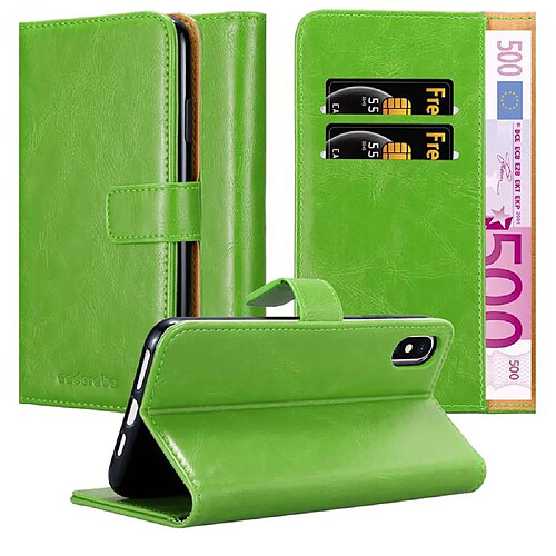 Cadorabo Coque iPhone XS MAX Etui en Vert