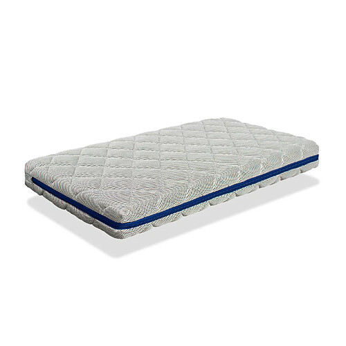 Dormalit Matelas pour lit bébé 60x120 AQUA BREATHAIR - 11 CM - Noyau 100% Lavable, respirant, écologique et recyclabl