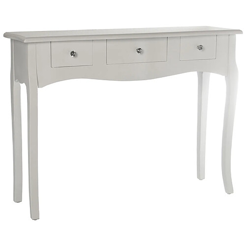 Console Alexandra House Living Blanc Bois 105 x 80 x 33 cm