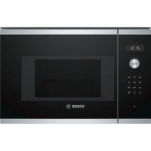 Micro-ondes grill encastrable BOSCH BEL524MS0 inox - 20 L - 800 W - Grill 1000 W