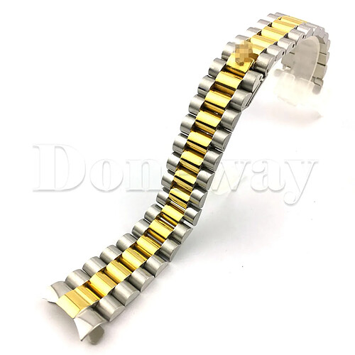 Bracelet de Montre En Acier Inoxydable Or Argent