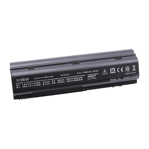 vhbw Li-Ion batterie 8800mAh (11.1V) noire pour ordinateur, PC HP Presario V2031AP-PN901PA, V2032AP-PN902PA comme 367759-001, HSTNN-DB10.