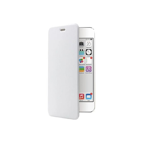 Swiss Charger Etui Folio Lasso Folio blanc pour Apple iPhone 6 Plus