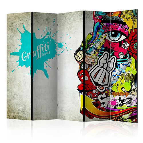 Artgeist Paravent - Graffiti beauty II [Room Dividers] [225x172]